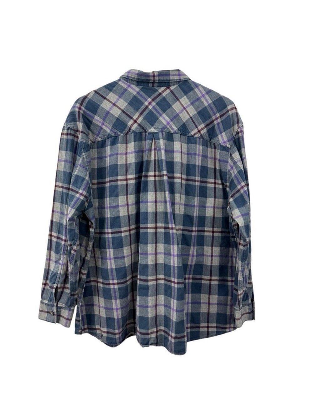 Eddie Bauer Women’s Plaid Button Down Long Sleeve Shirt Size 2XL - Picture 2 of 5